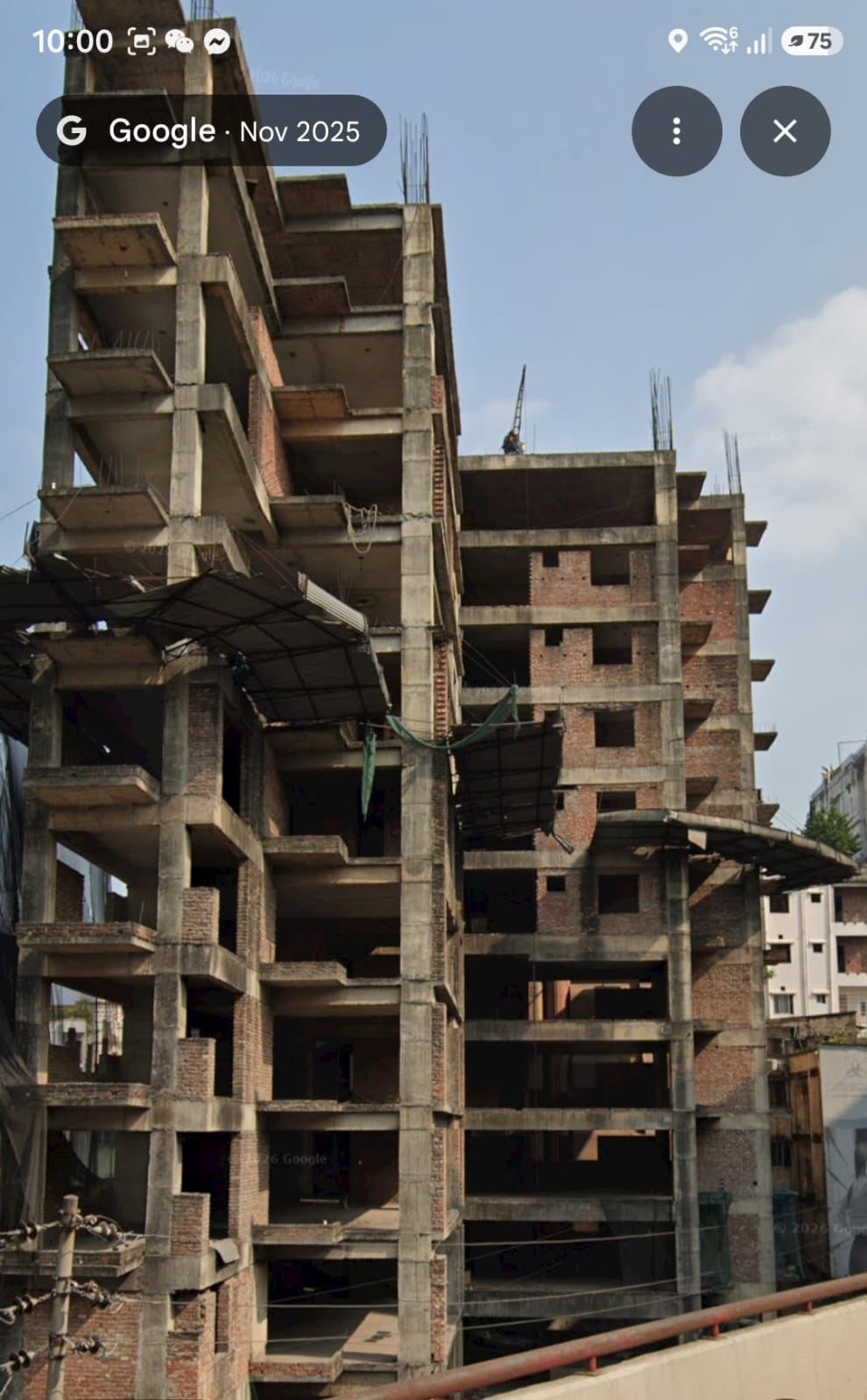 ক্লায়েন্টের দেওয়া গুগল ম্যাপের দৃশ্য · বর্তমান অবস্থা মিলিয়ে নিন 2