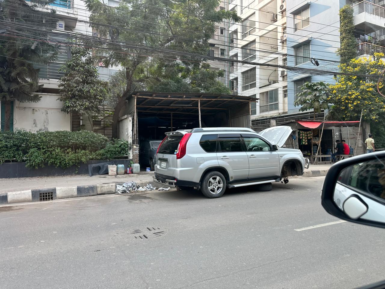SUPPLIED STREET VIEW · VERIFY BOUNDARY for 5 Katha Plot on Ranavola Avenue, Uttara Sector 10