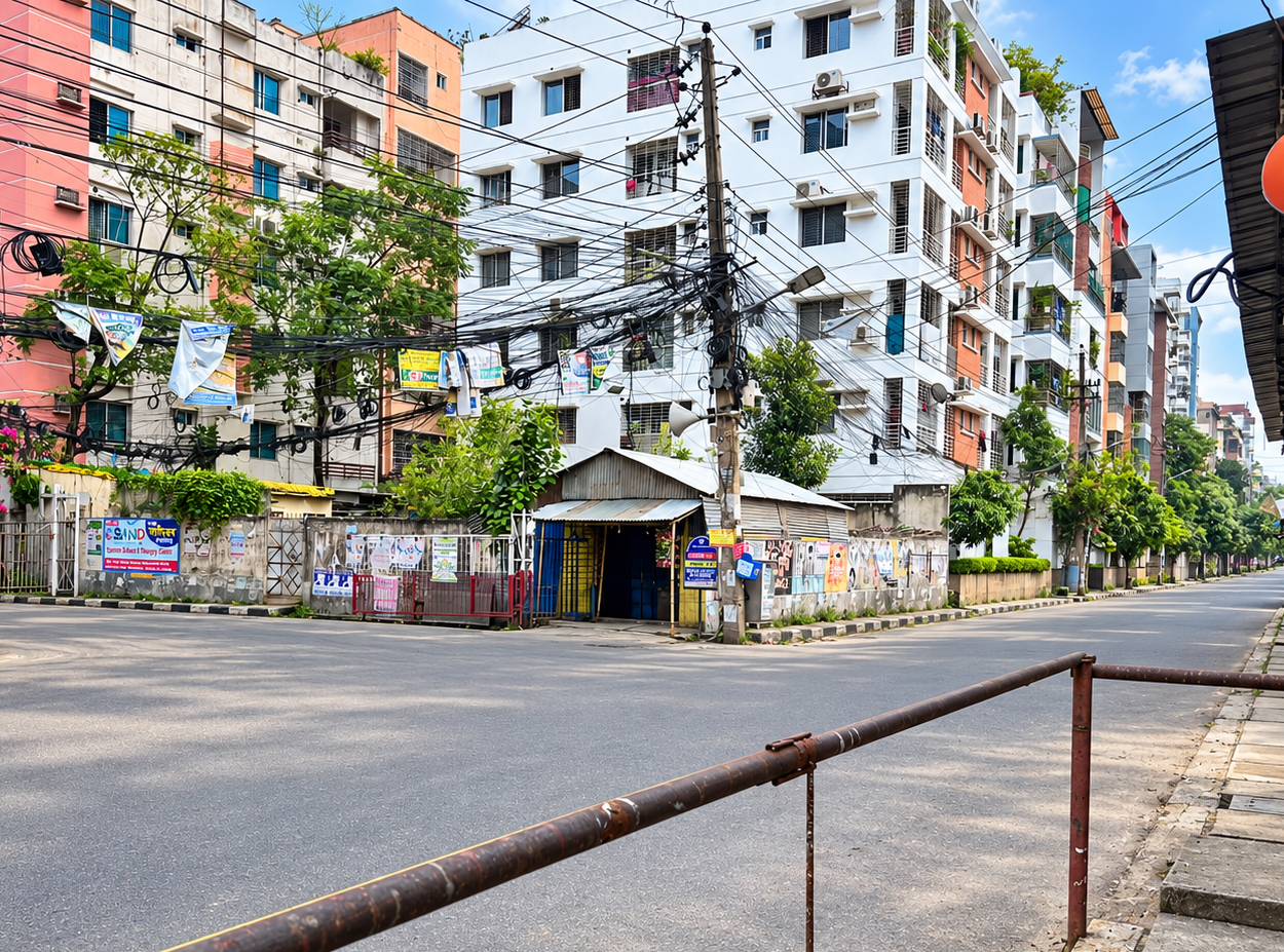 ACTUAL SITE PHOTOGRAPH · CORNER VIEW for The corner address · Plot 74